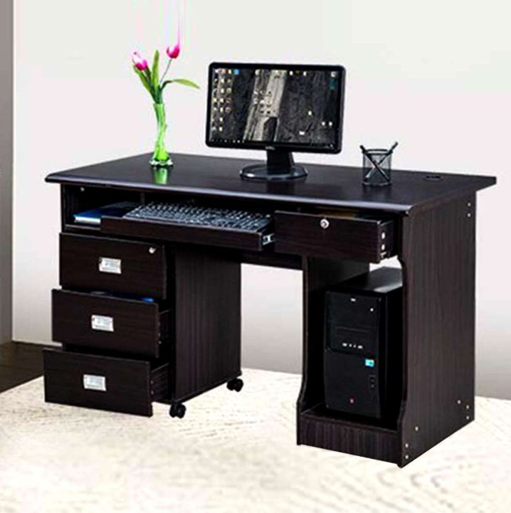 Computer Table – Modern Office Computer Desk for Home & Workplace, Strong Durable Frame, Spacious Worktop with Keyboard/CPU Space, Clean Finish, Ideal for Study and Workstation Setup